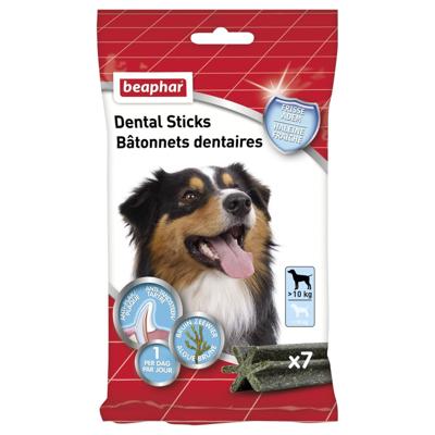 Beaphar Dental Sticks middel / grote hond 5 x 7 stuks