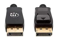 Manhattan 353618 DisplayPort-kabel DisplayPort Aansluitkabel DisplayPort-stekker, DisplayPort-stekker 2.00 m Zwart 8K UHD - thumbnail