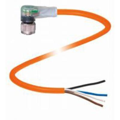 Pepperl+Fuchs 233462 Kabelconnector M12 Aantal polen (sensoren): 4 Bus, haaks 5.00 m 1 stuk(s)