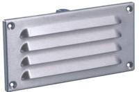 Nedco schoepenrooster - 180x90mm - geborsteld RVS - thumbnail