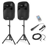 Vonyx VPS102A Plug & play 600W speakerset met statieven - thumbnail