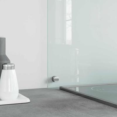 VidaXL Spatscherm keuken 100x60 cm gehard glas transparant