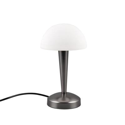 LED Tafellamp E14 - Warm Wit Licht 3000K - Zwart Chroom Design