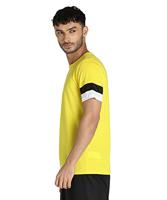 PUMA teamRISE Voetbalshirt Geel Zwart Wit - thumbnail
