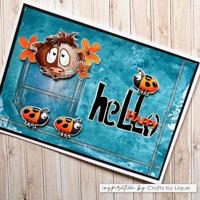 Vaessen Creative • clear stamps guinea pigs 3 8st. - thumbnail