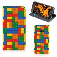 Samsung Galaxy Xcover 4s | Hoesje met Magneet | Blokken - thumbnail