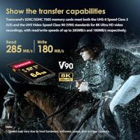 Transcend Premium 700S SDXC-kaart 64 GB Class 10, UHS-II, UHS-Class 3, v90 Video Speed Class - thumbnail