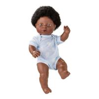 Babypop Berjuan Newborn 38 cm Afrikaanse (38 cm) - thumbnail
