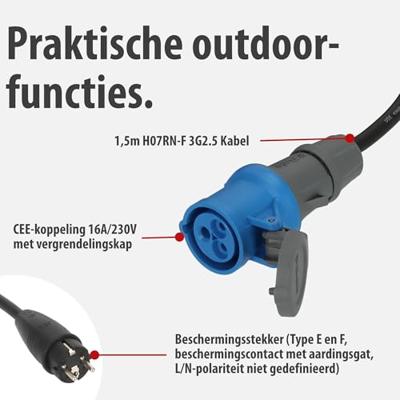 Brennenstuhl 1133910025 CEE-adapterkabel 230 V 1 stuk(s)
