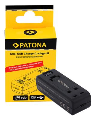 Insta360 One R/RS Dual USB lader (Patona)