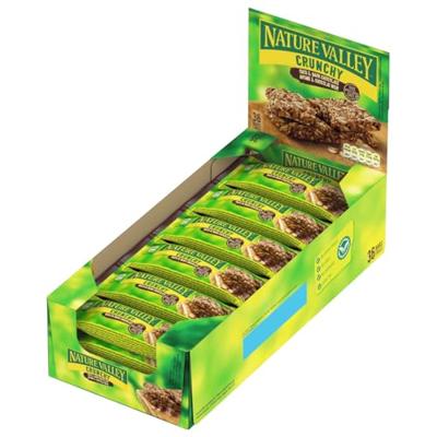 Nature Valley crunchy haver en chocolade single (18x 42gr)