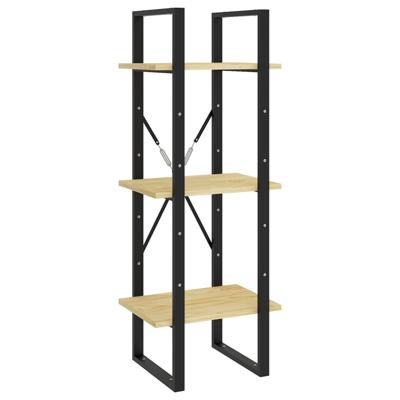 Boekenkast met 5 schappen 40x30x175 cm massief grenenhout