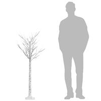 VidaXL Kerstboom wilg met 140 blauwe led&apos;s binnen en buiten 1,5 m - thumbnail