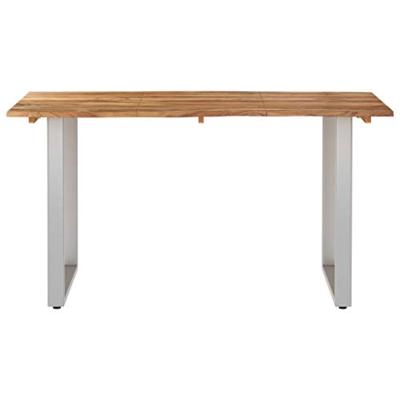 Eettafel 140x70x76 cm massief acaciahout