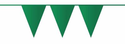 Donkergroene vlaggenlijn 10 meter