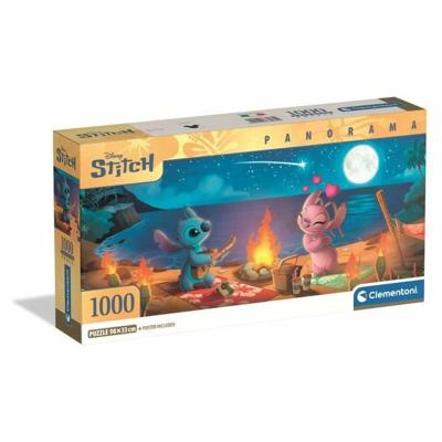 Clementoni Panorama Puzzel Disney Stitch 1000 Stukjes