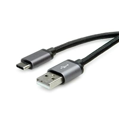ROLINE USB 2.0 Kabel, C - A, M/M, zwart, 0,8 m ROLINE USB 2.0 Kabel, C - A, M/M, zwart, 0,8 m