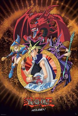 Poster Yu-Gi-Oh! - Yugi Slifer And Magician 61x91,5cm Poster Yu-Gi-Oh! - Yugi Slifer And Magician 61x91,5cm