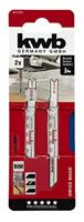 kwb 621230 Decoupeerzaagbladen, metaalbewerking, bi-metaal, 2x middel 2 stuk(s) - thumbnail