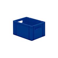 LA-KA-PE Transportstapelbak | L400xB300xH210mm | groen PP handgreepopening | zijwanden gesloten | 1 stuk - TK400/210-0 GRÜN TK400/210-0 GRÜN - thumbnail