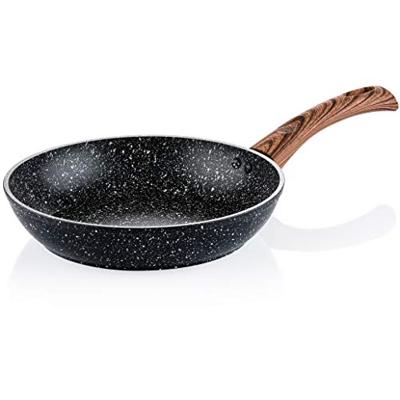 Westinghouse Koekenpan 24 cm Zwart Marmer Hout