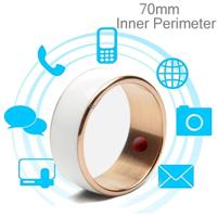 JAKCOM R3F 18K Rose Gold Smart Ring waterdicht & stofdicht gezondheid Tracker Wireless delen Push bericht innerlijke omtrek: 70mm(White) - thumbnail