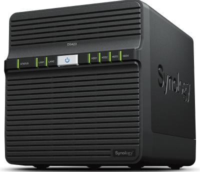Netwerkopslag NAS Synology DS423 Zwart