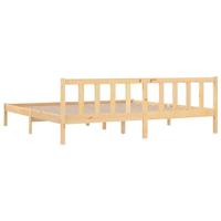 Bedframe massief grenenhout 200x200 cm - thumbnail