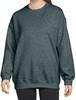 Gildan GSF000 Softstyle® Midweight Fleece Adult Crewneck Sweatshirt - Dark Heather - L - thumbnail