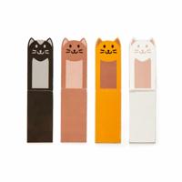 Kikkerland Magnetische Boekenlegger Cats 8,2 Cm Vinyl 4 Stuks - thumbnail