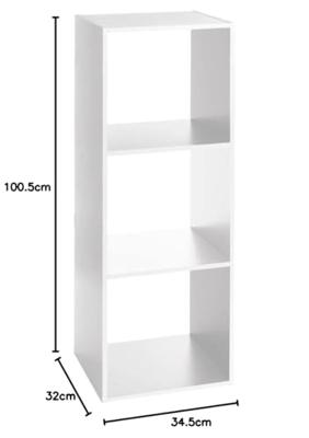 Planken 5five Simply Smart Wit Hout 34,4 x 32 x 100,5 cm