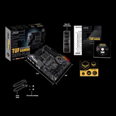 TUF GAMING X570-PLUS - Moederbord - ATX - Socket AM4 - AMD X570 - USB-C Gen2, USB 3.2 Gen 1, USB 3.2 Gen 2 - Gigabit LAN TUF GAMING X570-PLUS - Moederbord - ATX - Socket AM4 - AMD X570 - USB-C Gen2, USB 3.2 Gen 1, USB 3.2 Gen 2 - Gigabit LAN