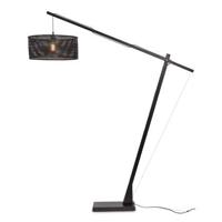 GOOD&MOJO Vloerlamp 'Java' Bamboe, 207cm, kleur Zwart - thumbnail
