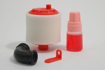 Fastrax luchtfilter voor 1/8 buggy - Rood