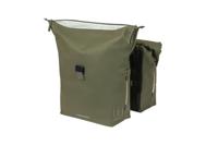 Dubbele fietstas Basil SoHo Nordlicht 41 liter 31 x 13 x 37 cm - mosgroen - thumbnail
