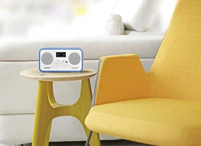 Sangean DPR-77 Radio DAB+, DAB, VHF (FM) Toetsvergrendeling Blauw - thumbnail