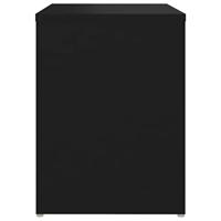 Nachtkastjes 2 st 40x30x40 cm spaanplaat zwart - thumbnail