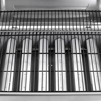 Gasbarbecue met 6 branders zilverkleurig - thumbnail