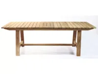 Tuintafel Teak naturel 200x100 cm - thumbnail
