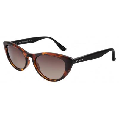 Polar zonnebril dames gepolariseerd gevlamd bruin/zwart Polar zonnebril dames gepolariseerd gevlamd bruin/zwart