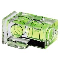 Hama Camera-waterpas met 2 libellen, voor standaard flitsschoen, transparante behuizing - thumbnail