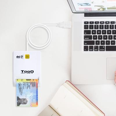 Intelligente Kaartlezer TooQ TQR-210W Wit DNIe