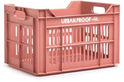 Urban Proof Fietskrat 30 liter Gerecycled Kunststof Warm Pink Urban Proof Fietskrat 30 liter Gerecycled Kunststof Warm Pink