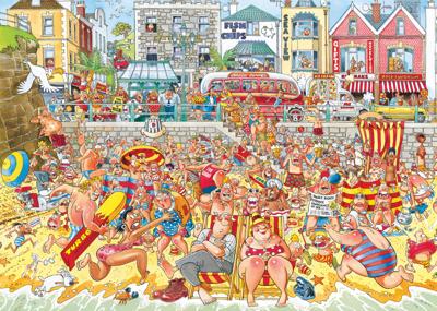 Jumbo Wasgij retro original 8 legpuzzel - vloed!, 1000st.