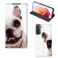 Samsung Galaxy S21 | Hoesje maken | Franse Bulldog - thumbnail