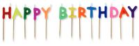 Stylex Happy birthday verjaardagskaarjes 13 stuks - thumbnail