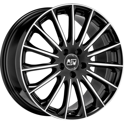 MSW 30 Zwart gepolijst