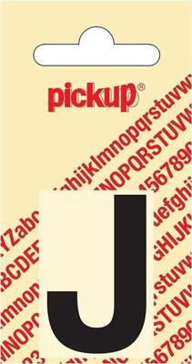 Plakletter Helvetica 40 mm Sticker zwarte letter j Pickup - Pickup