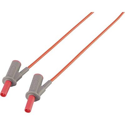 VOLTCRAFT MSB-501 Veiligheidsmeetsnoer Banaanstekker 4 mm Banaanstekker 4 mm 2.00 m Rood 1 stuk(s)