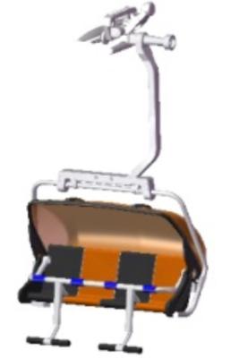 Jägerndorfer Zetel 4 Pers Zwart/Oranje Jägerndorfer Zetel 4 Pers Zwart/Oranje